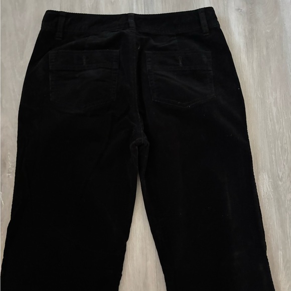 Eddie Bauer Black Velvet Bootcut Pants size 6 - Picture 4 of 6